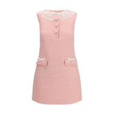 Self-Portrait Multicolor Polyester Casual Dress