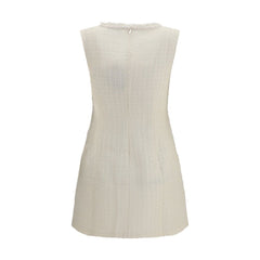 Self-Portrait Beige Polyamide Casual Dress