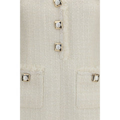 Self-Portrait Beige Polyamide Casual Dress