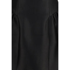 Self-Portrait Black Polyester Casual Dress