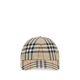 Burberry Beige Cotton Cap (Baseball Hat)