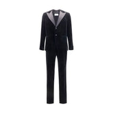 Ferragamo Black Cotton Tuxedo