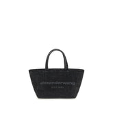 Alexander Wang Gray Cotton Shoulder Bag