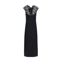 Ferragamo Black Silk Cocktail Dress