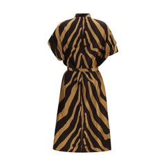 Ferragamo Multicolor Viscose Casual Dress