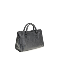 Balenciaga Gray Lamb Ovis Aries Aries Handbag