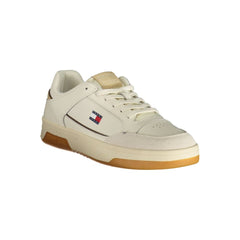 Tommy Hilfiger White Polyurethane Men's Sneaker