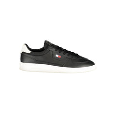 Tommy Hilfiger Black Polyurethane Men's Sneaker