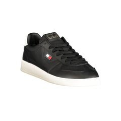 Tommy Hilfiger Black Polyurethane Men's Sneaker