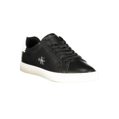 Calvin Klein Black Polyurethane Womens Sneaker