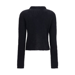 Our Legacy Black Alpaca Vicugna Pacos Polo Shirt