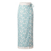 Malo Blue Silk Women's Pants