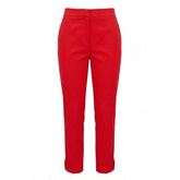 Malo Red Cotton Women Pants