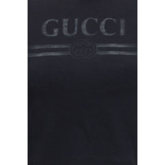 Gucci Black Cotton T-Shirt