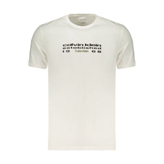 Calvin Klein White Cotton Men's T-Shirt