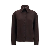 Lisa Yang Brown Cashmere Cardigan