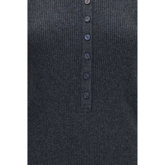 Lisa Yang Gray Cotton Sweatshirt