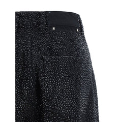Golden Goose Black Cotton Casual Pants