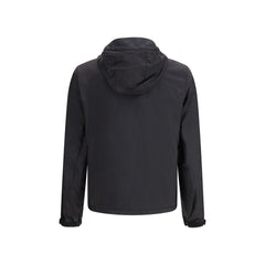 Prada Black Recycled Polyamide Shell Jacket