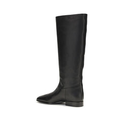 Herbert Levine Black Calf Leather Bos Taurus Ankle Boots