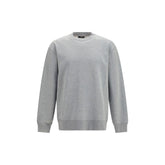 Balmain Gray Cotton Sweatshirt