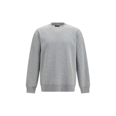 Balmain Gray Cotton Sweatshirt