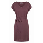 Malo Purple Silk Women Dress