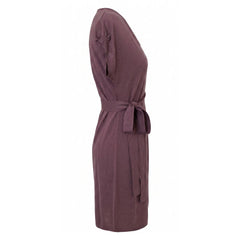 Malo Purple Silk Women Dress