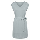 Malo Grey Silk Women Dress