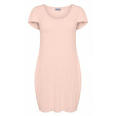 Malo Pink Cotton Women Dress