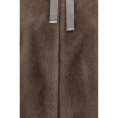 Herno Brown Polyester Full-Length Jacket