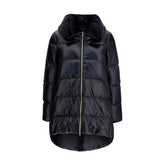 Herno Black Goose Down Full-Length Jacket