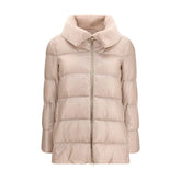 Herno Beige Goose Down Full-Length Jacket