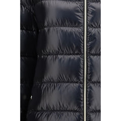 Herno Black Polyester Coat