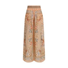 Zimmermann Multicolor Silk Casual Pants