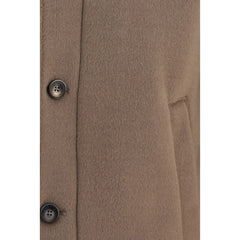 Herno Brown Polyester Full-Length Jacket