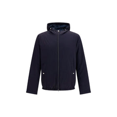 Herno Blue Goose Down Full-Length Jacket