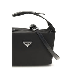 Prada Black Recycled Polyamide Shoulder Bag