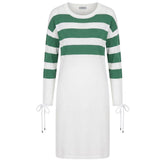 Malo White Cotton Women's Dress