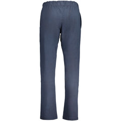 Gianmarco Venturi Blue Cotton Men's Trousers