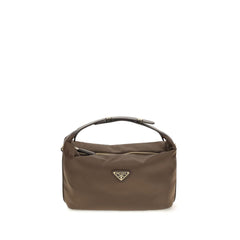 Prada Brown Recycled Polyamide Shoulder Bag