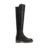 Stuart Weitzman Black Leather Over The Knee