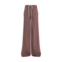 Rick Owens Brown Silk Casual Pants
