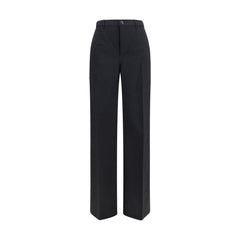 Rick Owens Black Wool Oves Aries Dress Pants