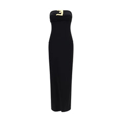 Balmain Black Viscose Cocktail Dress