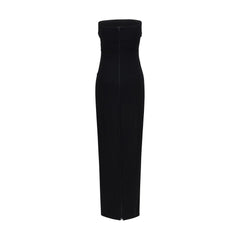 Balmain Black Viscose Cocktail Dress
