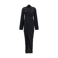 Rick Owens Black Viscose Casual Dress