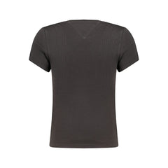 Tommy Hilfiger Black Cotton Women's T-Shirt