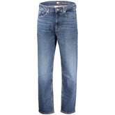 Tommy Hilfiger Blue Cotton Men's Jean Refined with Tapered Silhouette