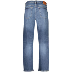 Tommy Hilfiger Blue Cotton Men's Jean Refined with Tapered Silhouette